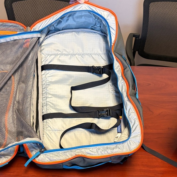 Cotopaxi Vibrant Blue Backpack with Orange Accent Allpa 35 - Picture 9 of 13